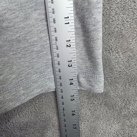 Womens 32 Degrees Cool Heather Gray Shorts Pull On Drawstring 4" Inseam Size L - Picture 10 of 11
